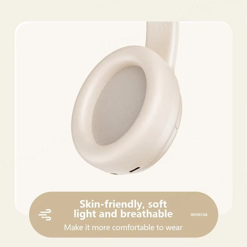 High Quality Wireless Gaming Headphones for iPhone – Bluetooth 5.3 Dual Mode Headset with Mic, Foldable Over-Ear Design