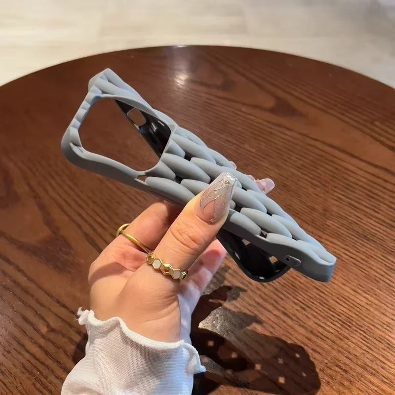 High Quality Apple iPhone Case, MagSafe Compatible, Camera Lens & Screen Protection, Ultra Thin, Shockproof, Magnetic Full All Around Cover – Soft Silicone Hollow Bumper Case with Heat Dissipation Design