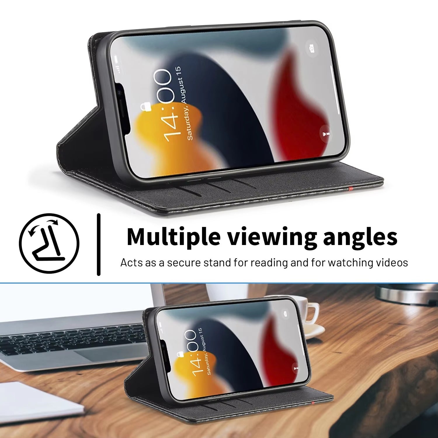 Luxury Carbon Fiber Apple iPhone Case, MagSafe Compatible, Ultra Thin Magnetic Shockproof Full Cover 