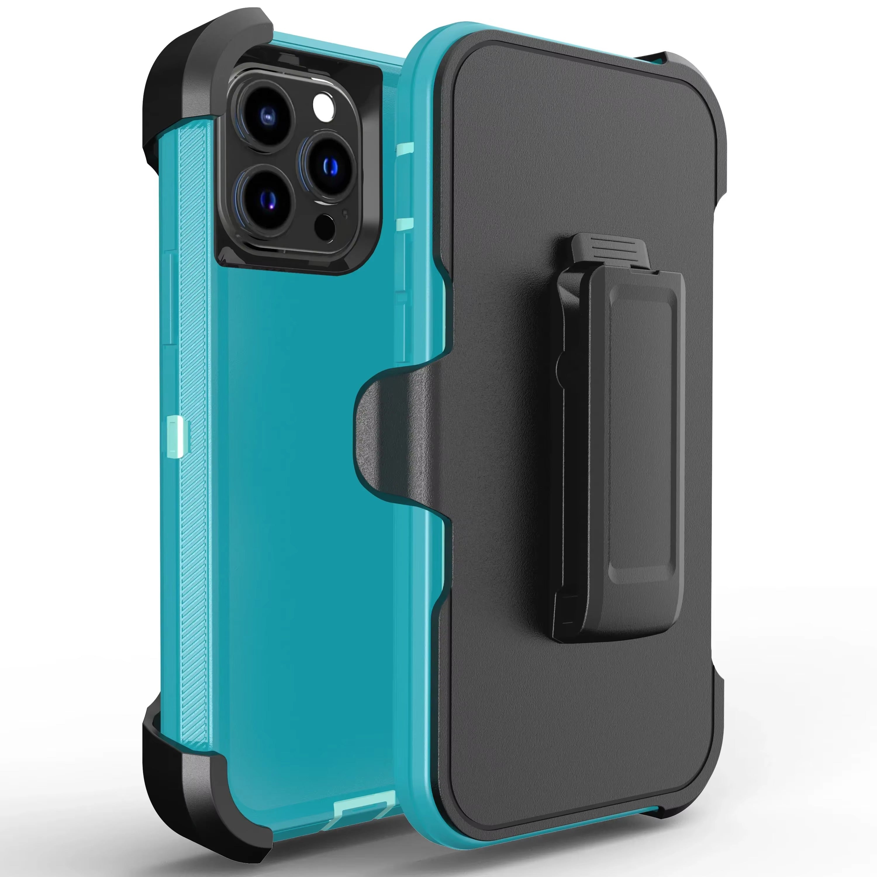 Robust Apple iPhone Case, MagSafe Compatible, Camera Lens and Screen Protection, Ultra Thin, Shockproof, Magnetic, Full All Around Protection, 3-in-1 Belt Clip Armor Cover