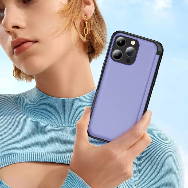 Robust Apple iPhone Case, MagSafe Compatible, Camera Lens and Screen Protection, Ultra Thin, Shockproof, Magnetic, Full All Around Protection, Flip Card Bracket Cover