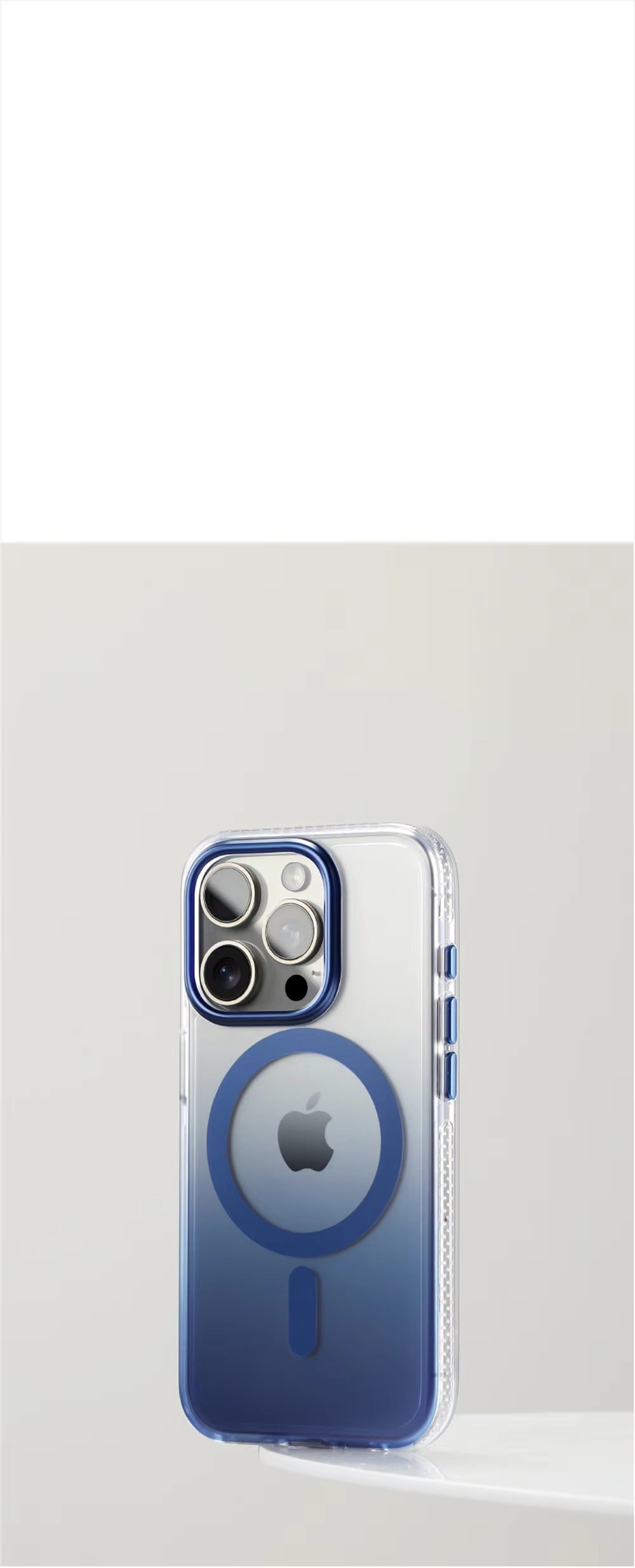 High Quality Apple iPhone Case MagSafe Compatible, Camera Lens & Screen Protection, Ultra Thin Shockproof Magnetic Full All Around Protection Cover with Gradient Bumper & Clear Shell