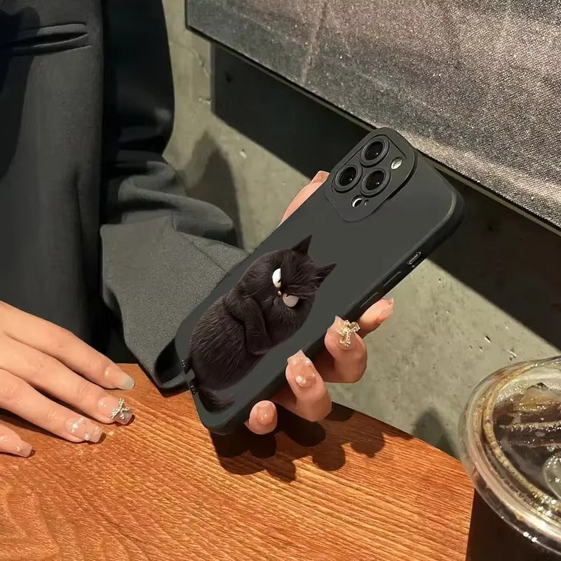 Premium Apple iPhone Case, MagSafe Compatible, Camera Lens and Screen Protection, Ultra Thin, Shockproof, Magnetic, Full All Around Protection, Cool Cat Soft Cover