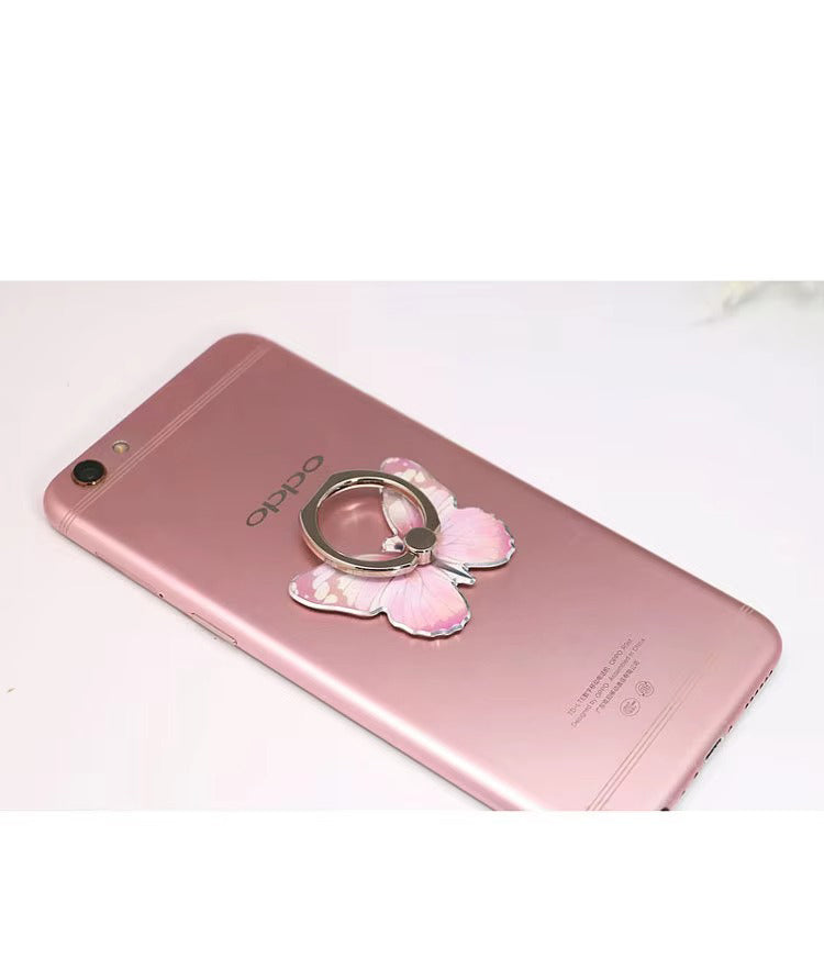 Premium, Cute Cartoon Butterfly Phone Ring Holder , Decorative Mobile Phone Buckle for Smartphones and Accessories