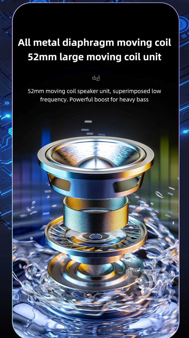 Premium RGB Bluetooth Speaker – Portable Wireless Mini Subwoofer with HiFi Stereo Sound, 360° Surround, TWS Pairing, TF Card, Long Battery Life