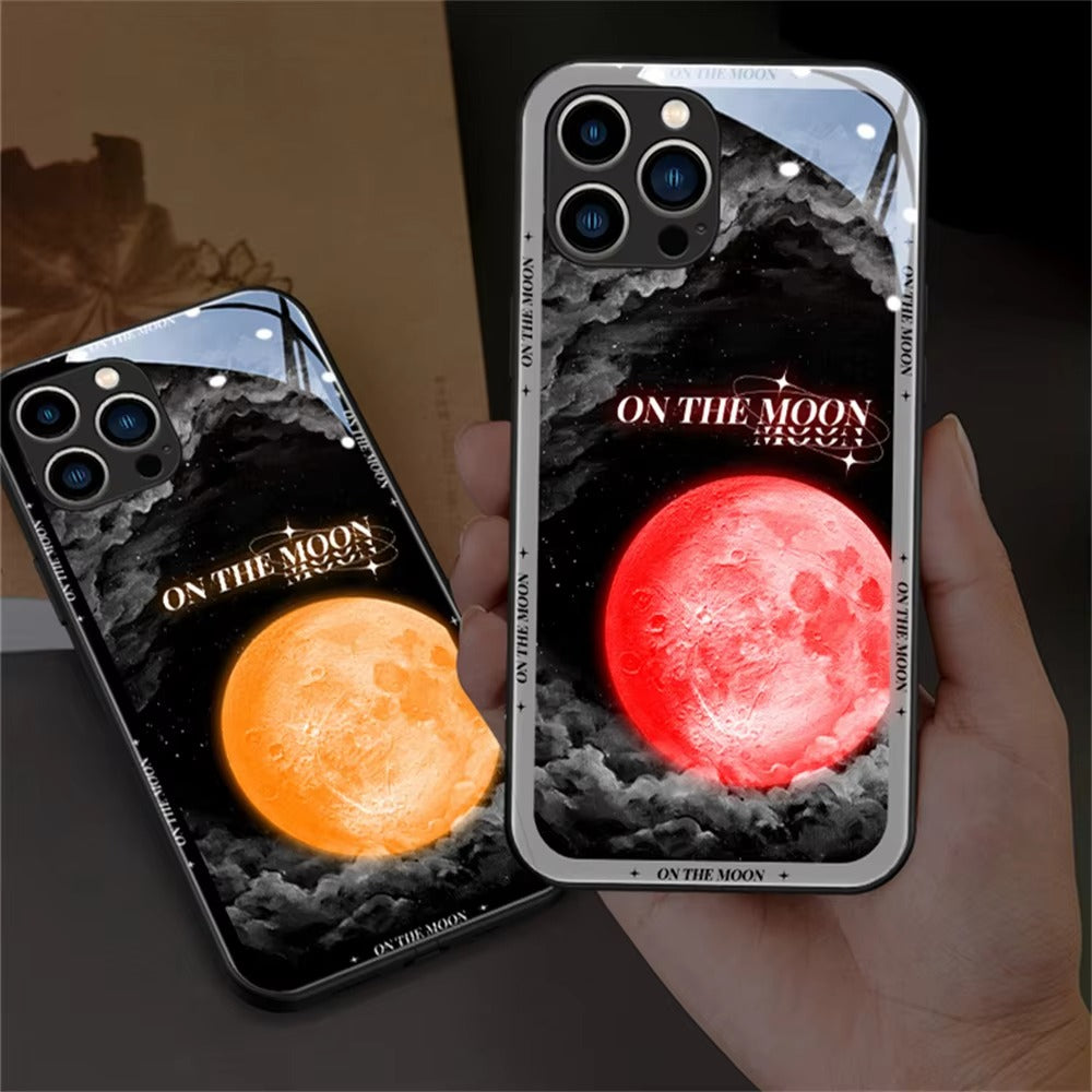 Premium Apple iPhone Case, MagSafe Compatible, Camera Lens and Screen Protection, Ultra Thin, Shockproof, Magnetic, Full All Around Protection, Heart LED Light Cover