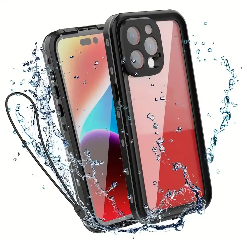 Luxury Apple iPhone Case MagSafe Compatible, Camera Lens & Screen Protection, Ultra Thin Shockproof Magnetic Full All Around Protection Cover with IP68 Waterproof 360 Seal Design