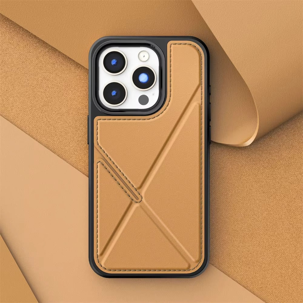 Luxury Apple iPhone Case, MagSafe Compatible, Camera Lens and Screen Protection, Ultra Thin, Shockproof, Magnetic, Full All Around Protection, Flip Leather Wallet Cover