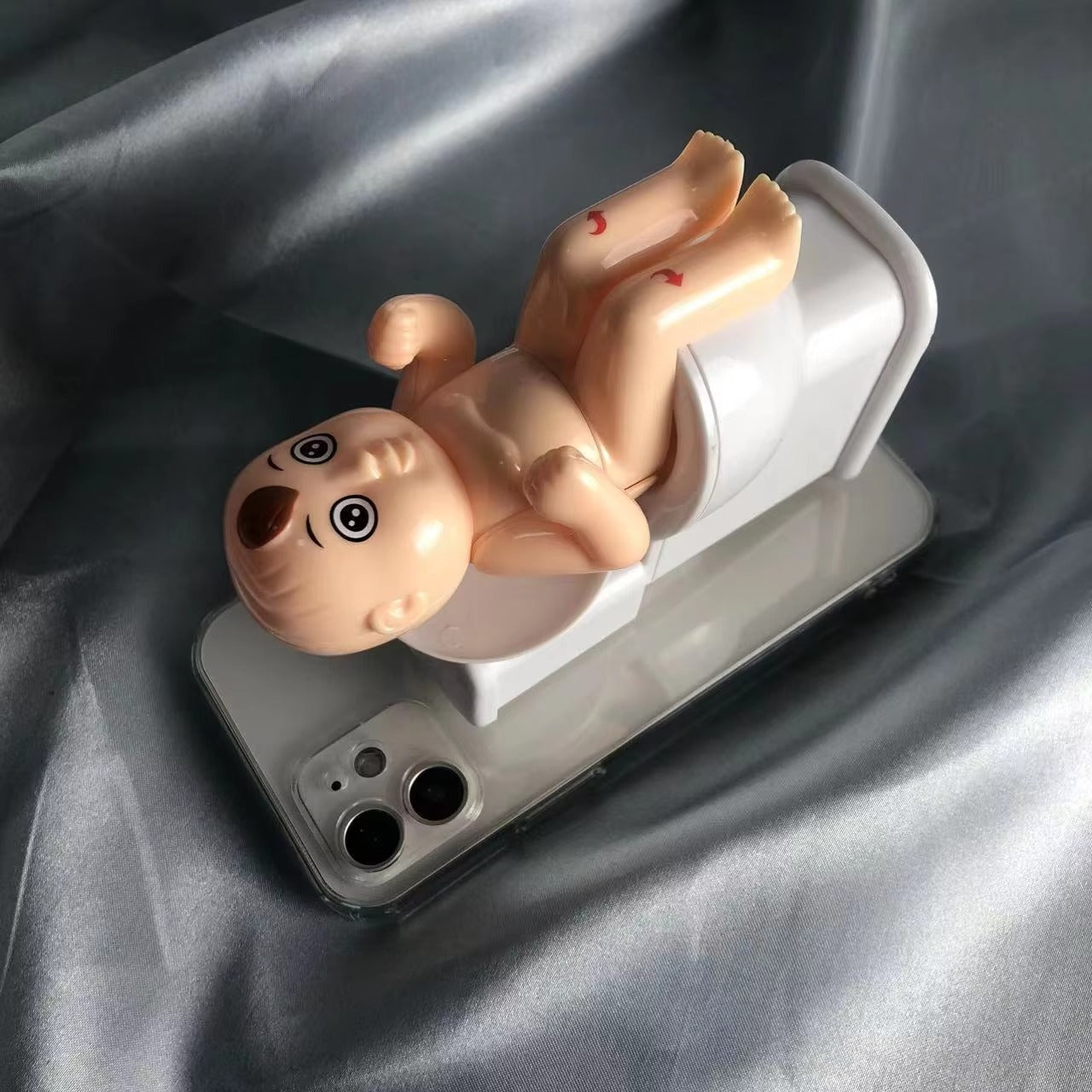 Premium Apple iPhone Case, MagSafe Compatible, Camera Lens and Screen Protection, Ultra Thin, Shockproof, Magnetic, Full All Around Protection, Toilet Spray Gag Cover