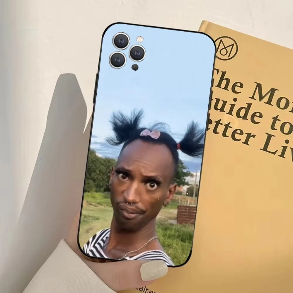 Premium Apple iPhone Case, MagSafe Compatible, Camera Lens and Screen Protection, Ultra Thin, Shockproof, Magnetic, Full All Around Protection, Funny Ugly Man Cover