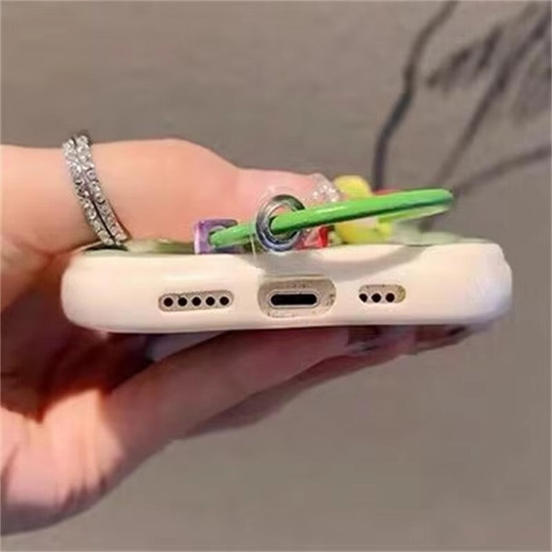 Luxury Apple iPhone Case, MagSafe Compatible, Camera Lens and Screen Protection, Ultra Thin, Shockproof, Magnetic, Full All Around Protection, 3D Animal Keychain Cover