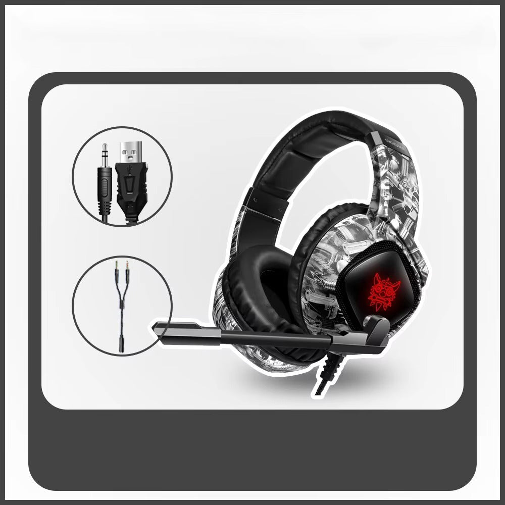 High Quality, Wired Gaming Headset with Microphone Stereo Over-Ear  with Clear Sound for Apple Devices and Gaming Consoles