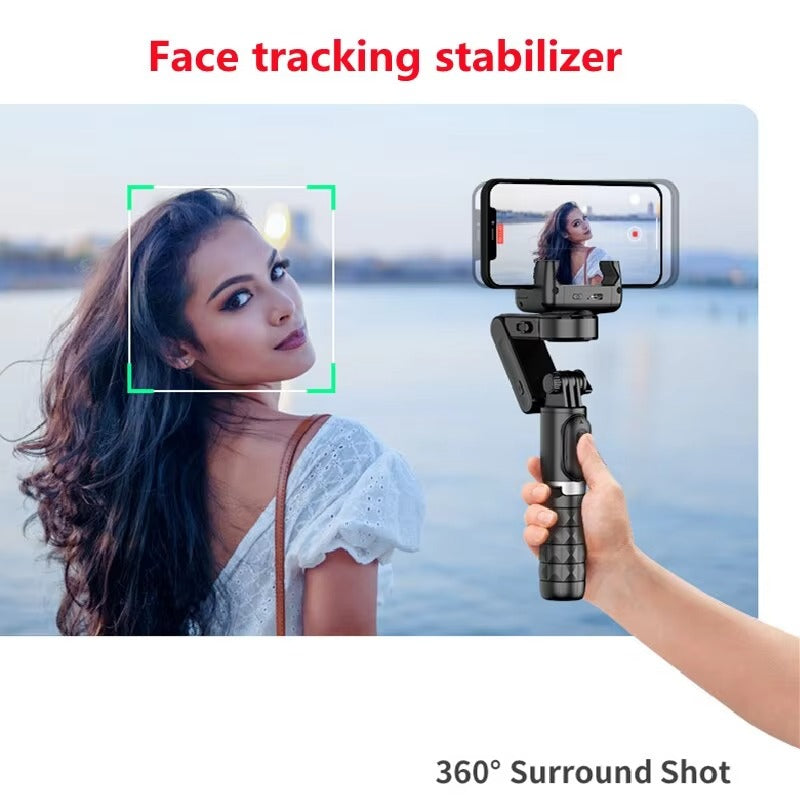 Premium, 360° Rotation, Gimbal Stabilizer, Selfie Stick – Tripod, Auto-Tracking, with Apple iPhone, and Smartphones