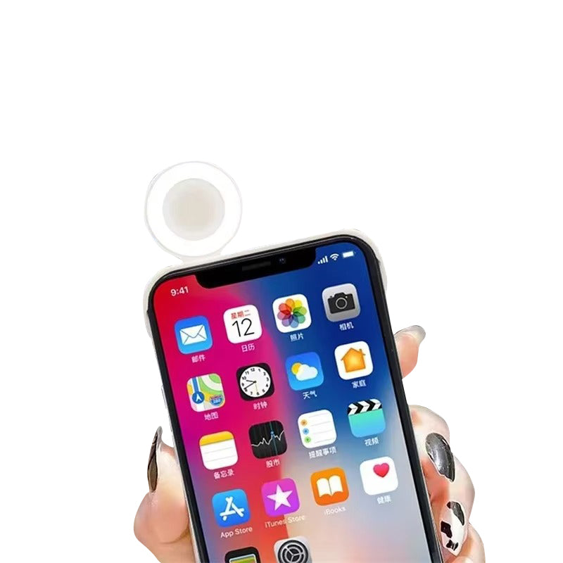 Premium Apple iPhone Case, MagSafe Compatible, Camera Lens & Screen Protection, Ultra Thin, Shockproof, Magnetic Full All Around Cover – LED Selfie Ring Light Glow Case