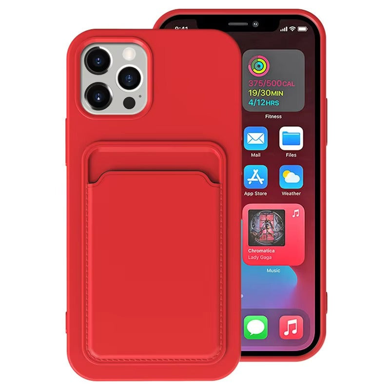 Premium Apple iPhone Case, MagSafe Compatible, Camera Lens and Screen Protection, Ultra Thin, Shockproof, Magnetic, Full All Around Protection, Frosted Card Pocket Cover