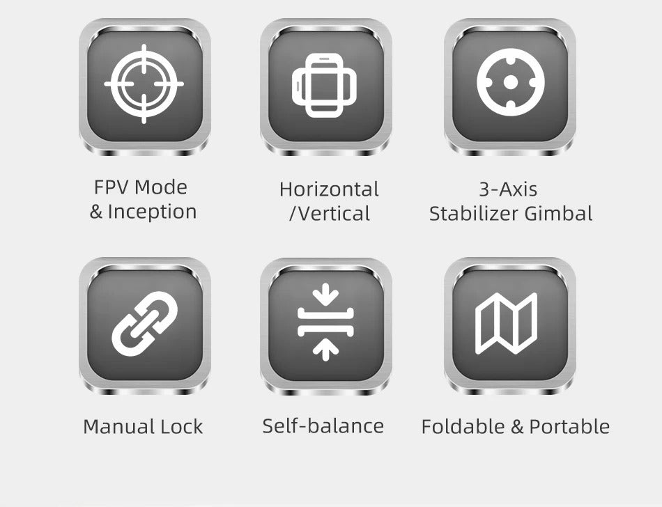 Advanced 3-Axis Smartphone Gimbal Stabilizer – Foldable Handheld Video Rig with Bluetooth, Anti-Shake, Vertical Shooting, for Vlog, YouTube, TikTok Recording