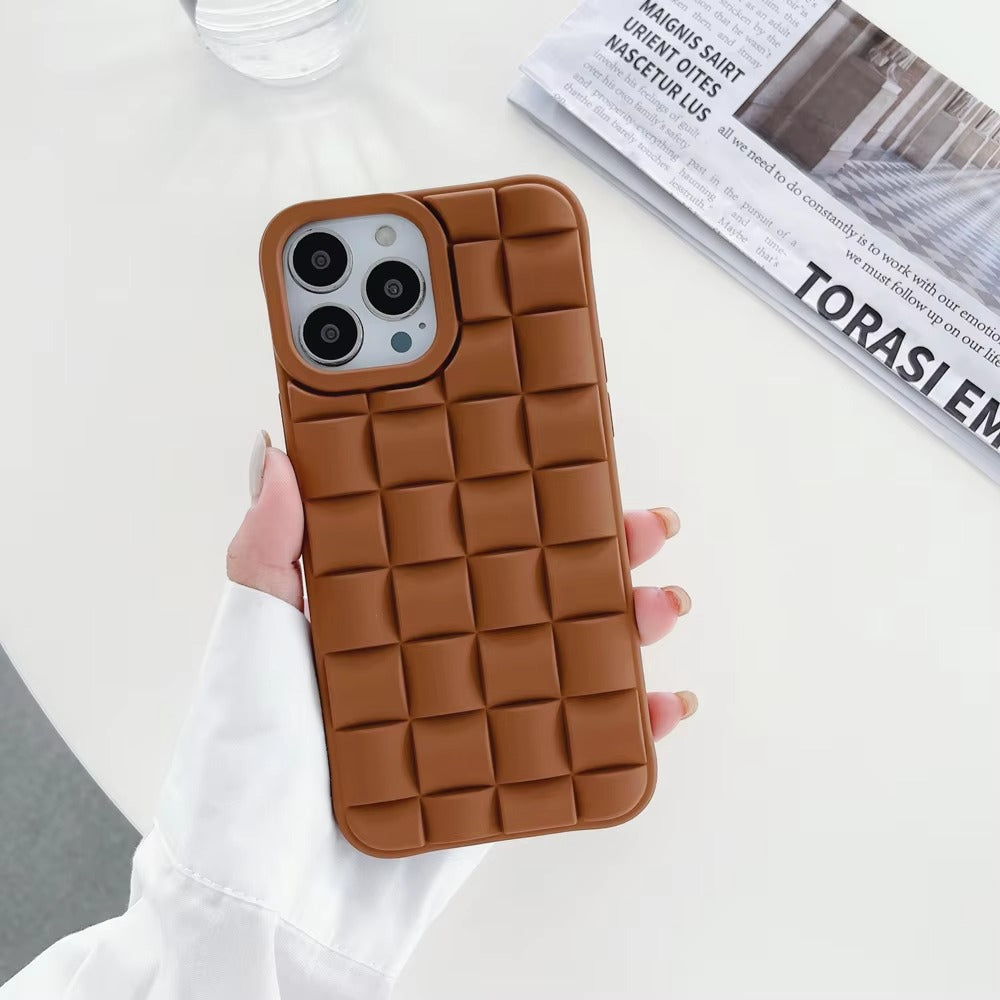 Premium Apple iPhone Case, MagSafe Compatible, Camera Lens & Screen Protection, Ultra Thin, Shockproof, Magnetic Full All Around Cover – 3D Weave Soft Liquid Silicone Case with Shockproof Back Shell Design