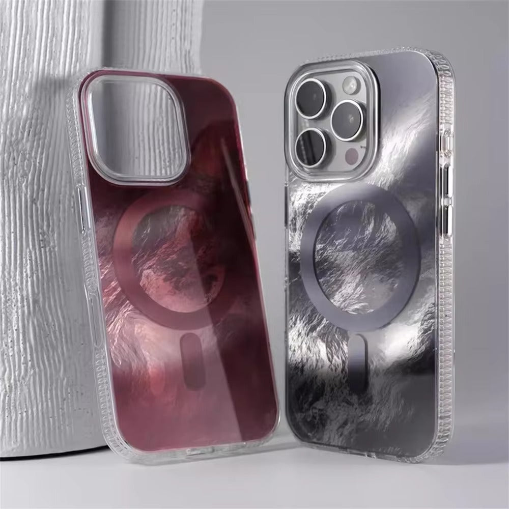 Luxury Apple iPhone Case Camera Lens & Screen Protection, Ultra Thin Shockproof Magnetic Full All Around Protection Cover 