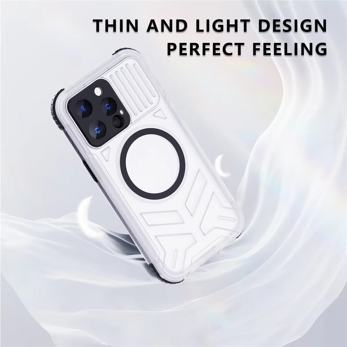 Luxury Apple iPhone Case MagSafe Compatible, Camera Lens & Screen Protection, Ultra Thin Shockproof Magnetic Full All Around Protection Cover with IP68 Waterproof Matte Finish