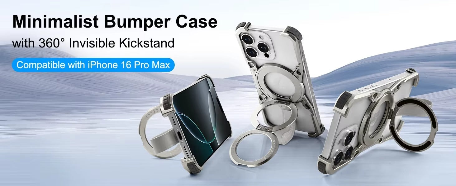 Premium Apple iPhone Case Camera Lens & Screen Protection, Ultra Thin Shockproof Magnetic Full All Around Protection Cover 
