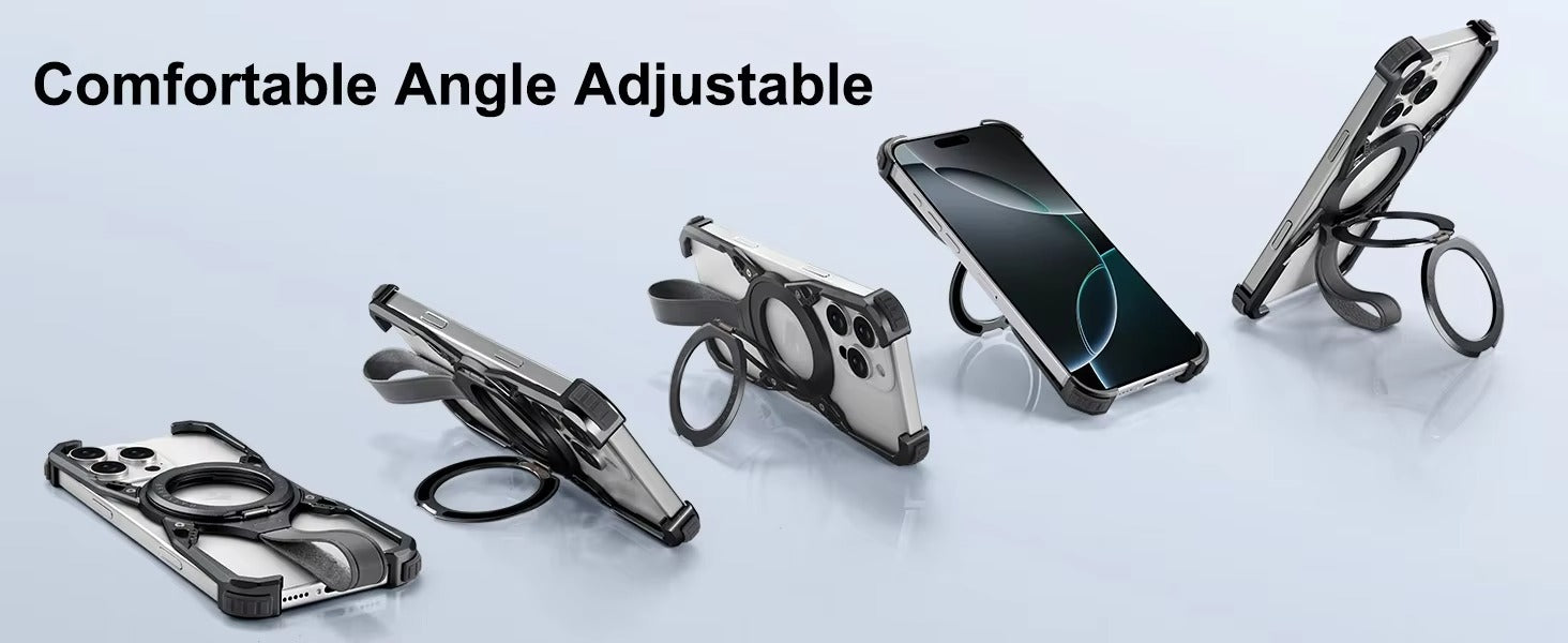 Premium Apple iPhone Case Camera Lens & Screen Protection, Ultra Thin Shockproof Magnetic Full All Around Protection Cover 