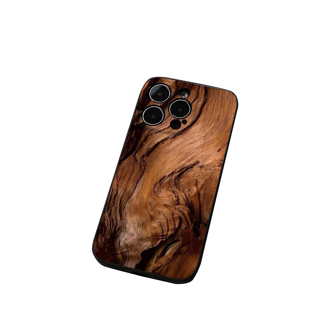 Luxury Apple iPhone Case, MagSafe Compatible, Natural Wood Finish, Ultra Thin, Shockproof, Camera Lens and Screen Protection, Magnetic Full Body Cover
