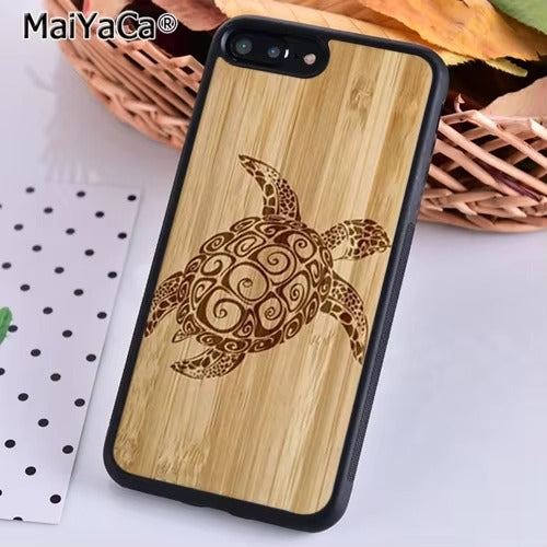 Luxury Apple iPhone Case, MagSafe Compatible, Camera Lens Protection, Magnetic, Full All Around Protection, Bamboo Wood Cover