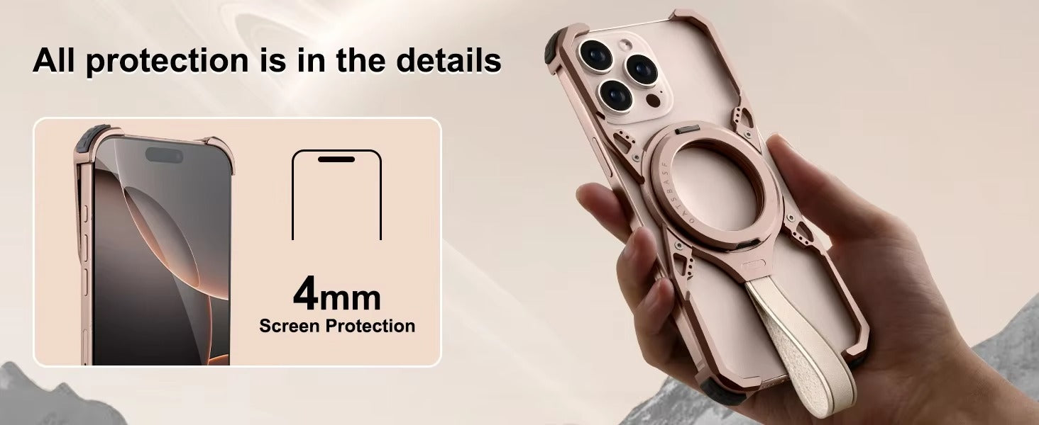 Premium Apple iPhone Case Camera Lens & Screen Protection, Ultra Thin Shockproof Magnetic Full All Around Protection Cover 