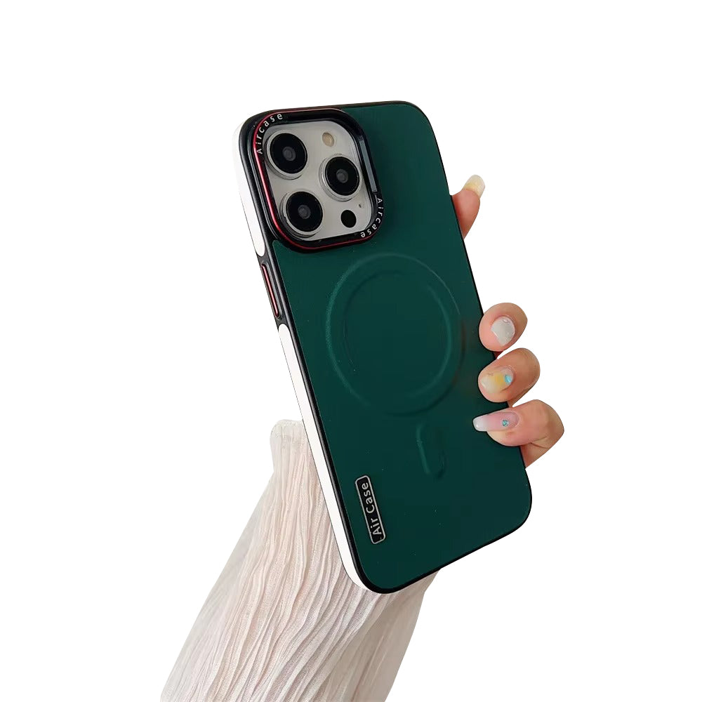 Luxury Apple iPhone Case Camera Lens & Screen Protection, Ultra Thin Shockproof Magnetic Full All Around Protection Cover 