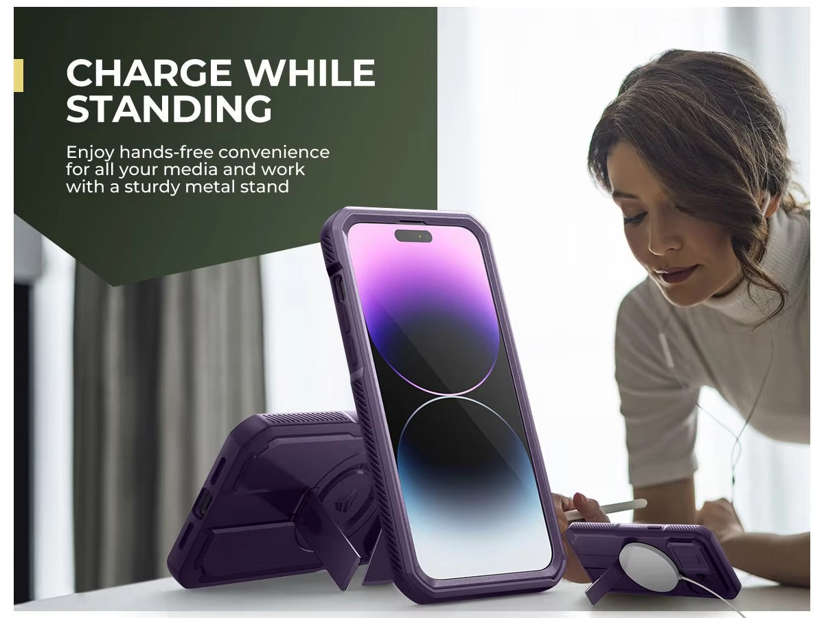 Robust Apple iPhone Case, Camera Protection, Screen Protection, Ultra Thin, Shockproof, Magnetic, Full All Around Protection