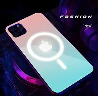 Premium Apple iPhone Case, MagSafe Compatible, Camera Lens and Screen Protection, Ultra Thin, Shockproof, Magnetic, Full All Around Protection, Flash Call LED Cover