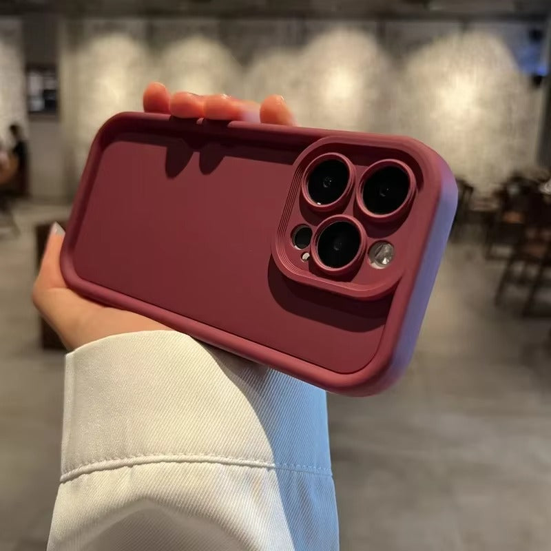 Luxury Apple iPhone Case, MagSafe Compatible, Camera Lens & Screen Protection, Ultra Thin, Shockproof, Magnetic Full All Around Cover – Candy Color Silicone Case with Soft Touch Finish & Full Protection