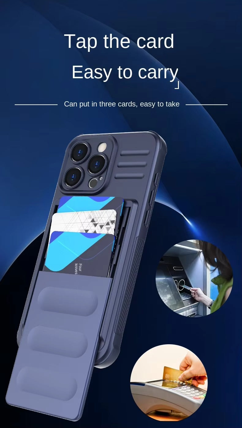 Robust Apple iPhone Case, MagSafe Compatible, Camera Lens and Screen Protection, Ultra Thin, Shockproof, Magnetic, Full All Around Protection, Slide Card Armor Cover