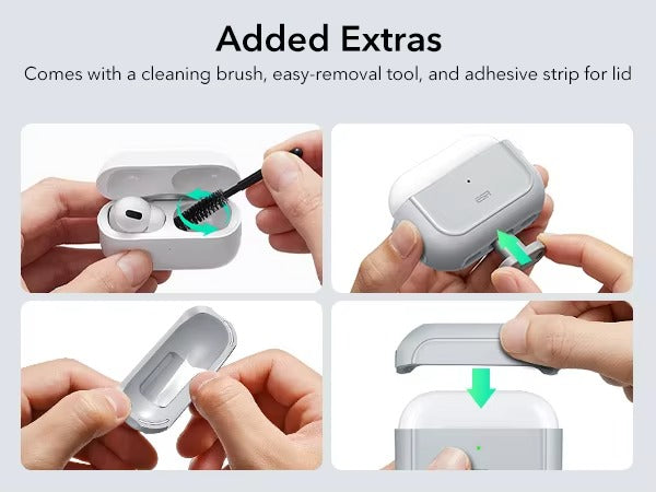 Premium MagSafe Case for AirPods Pro 2, with Lanyard, Compatible with AirPods Pro Series 2023, 2022, 2019 (USB-C & Lightning)