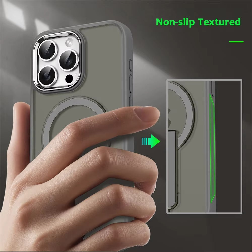 Luxury Apple iPhone Case Camera Lens & Screen Protection, Ultra Thin Shockproof Magnetic Full All Around Protection Cover