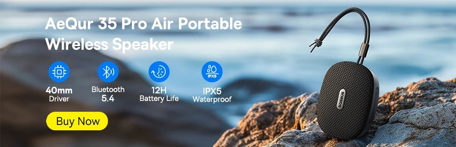 Premium Mini Bluetooth Soundbar for iPhone & Mac – Desk Speaker with 3D Surround Audio, Triple-Mode Playback, Subwoofer 