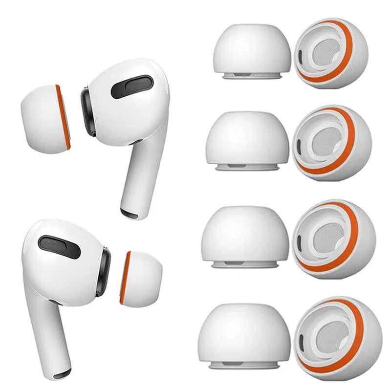 Premium Memory Foam Ear Tips for AirPods Pro 1, 2 – Silicone Earpads, Replacement Ear Cushions, Eartip Caps in Small, Medium, Large for Secure Comfort Fit