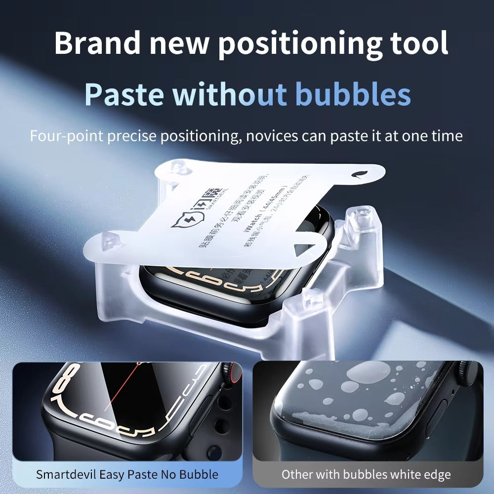 Premium 2-Pack Apple Watch Screen Protector – HD Full Adhesive  Scratch-Resistant Display Guard for 40mm to 45mm Smartwatch