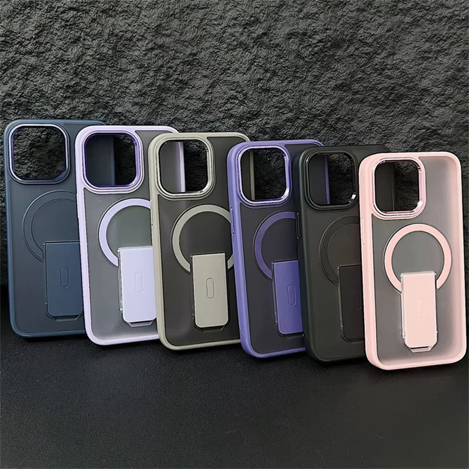 Luxury Apple iPhone Case Camera Lens & Screen Protection, Ultra Thin Shockproof Magnetic Full All Around Protection Cover