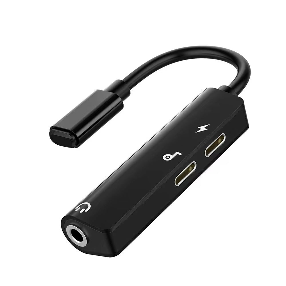 High Quality 3-in-1 Lightning to 3.5mm Audio Adapter for iPhone – AUX Jack, Charger Splitter, HiFi Sound, Fast Charging, Headphone Converter for iOS Devices