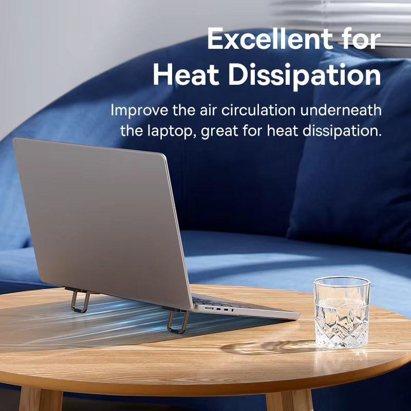 Premium, Portable, Mini Laptop Stand for MacBook, Computer, Keyboard Holder, Adjustable, Foldable, Lightweight Baseus Support for Desk, Travel, Work