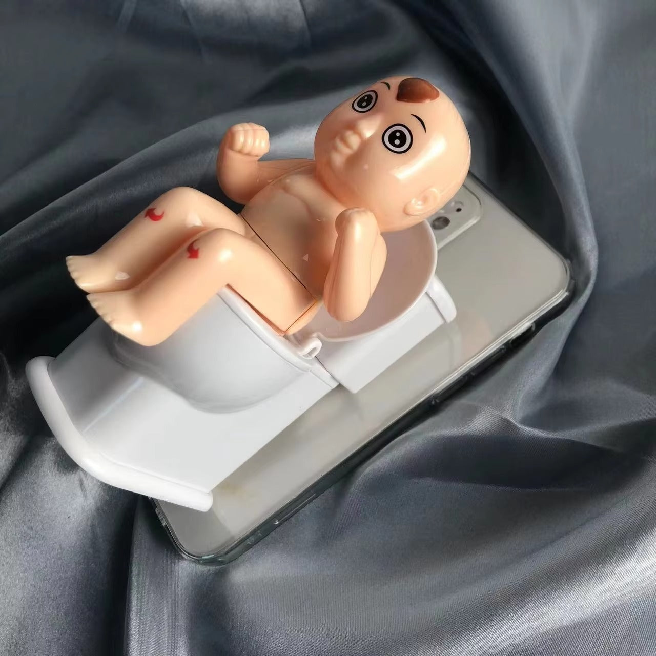 Premium Apple iPhone Case, MagSafe Compatible, Camera Lens and Screen Protection, Ultra Thin, Shockproof, Magnetic, Full All Around Protection, Toilet Spray Gag Cover