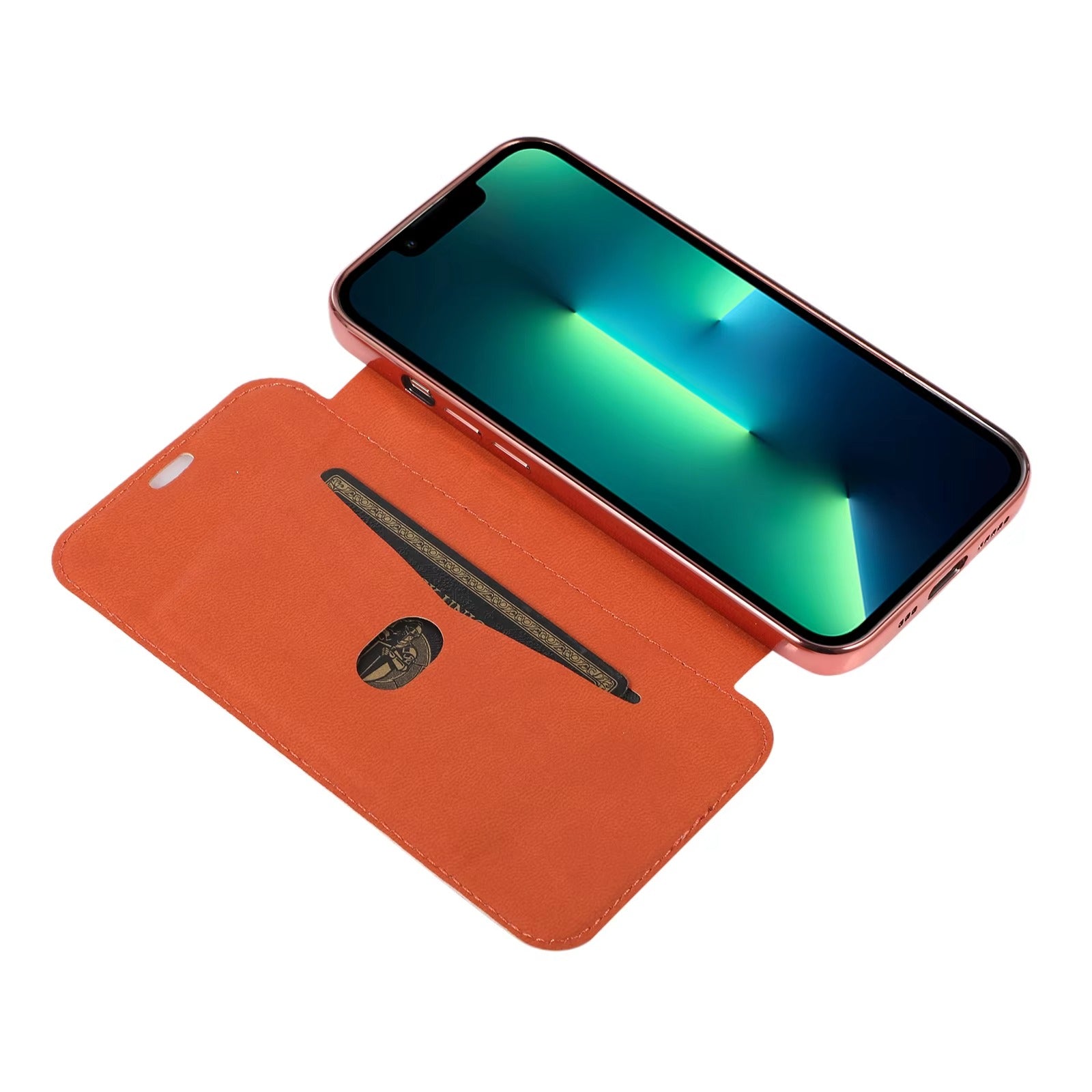 Luxury Apple iPhone Case, MagSafe Compatible, Camera Lens and Screen Protection, Ultra Thin, Shockproof, Magnetic, Full All Around Protection, Glitter Flip Wallet Cover