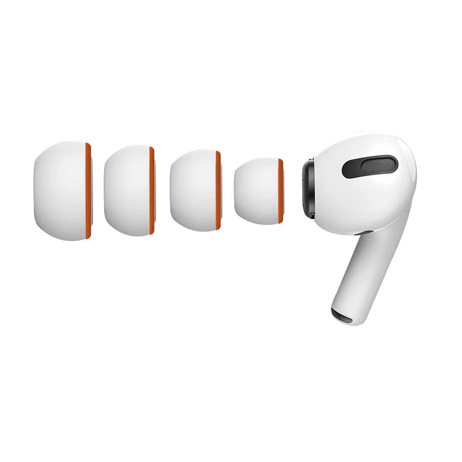 Premium Memory Foam Ear Tips for AirPods Pro 1, 2 – Silicone Earpads, Replacement Ear Cushions, Eartip Caps in Small, Medium, Large for Secure Comfort Fit