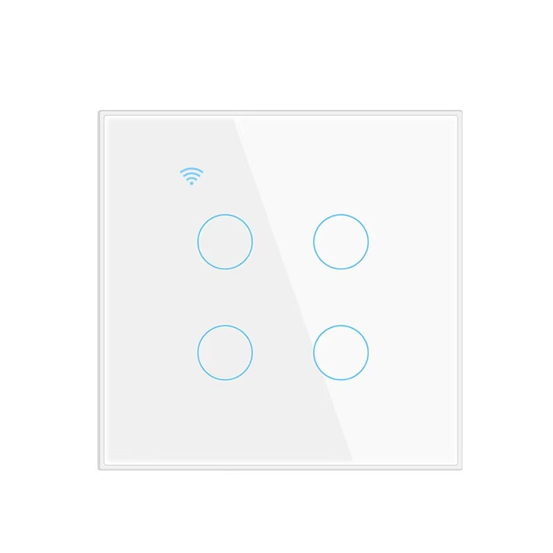 High Quality Smart WiFi Light Switch for iPhone, No Neutral Wire Required, Touch Sensor Wall Switch with App Control 