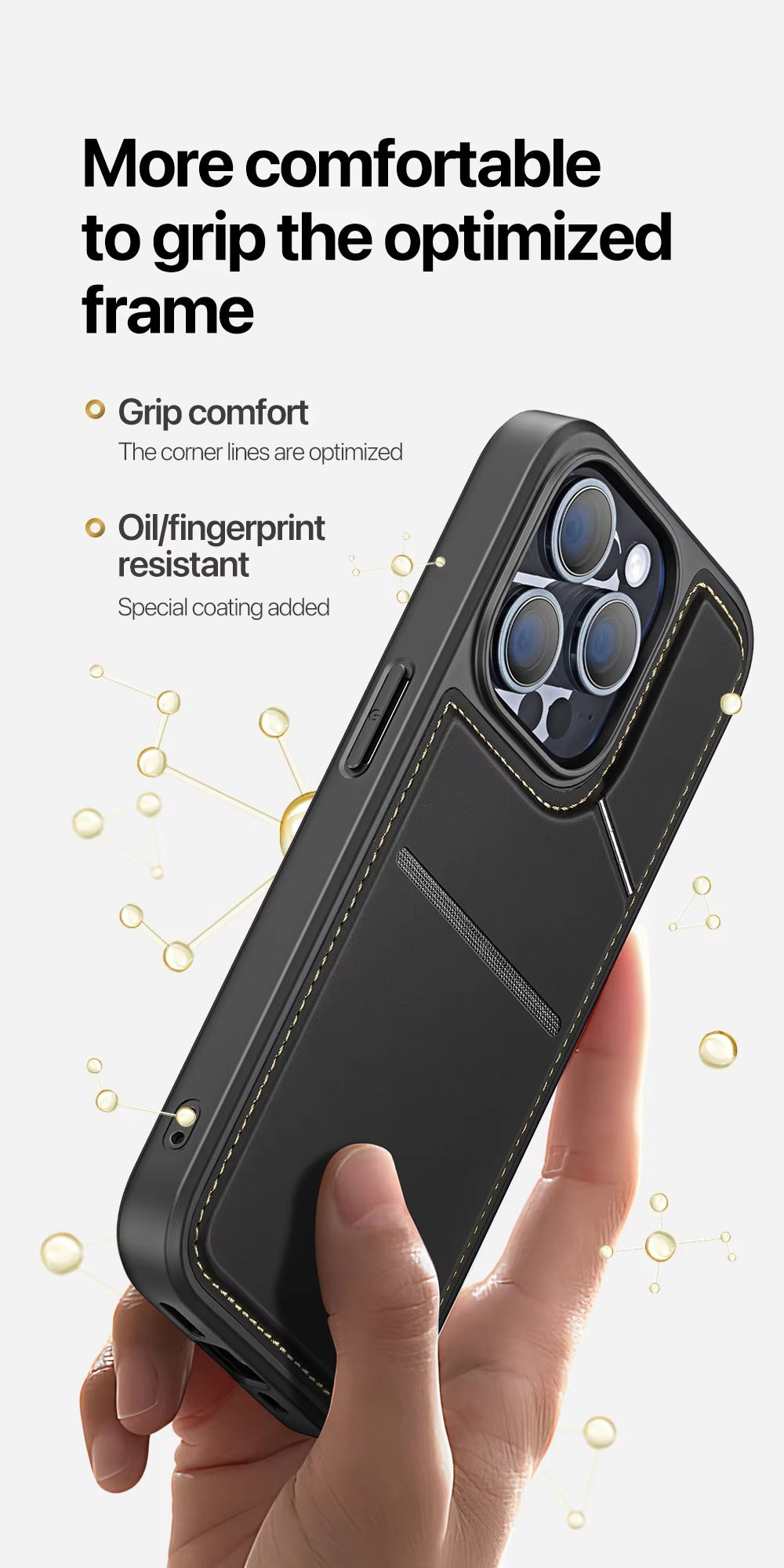 Luxury Apple iPhone Case, MagSafe Compatible, Camera Lens and Screen Protection, Ultra Thin, Shockproof, Magnetic, Full All Around Protection, PU Leather Wallet Cover