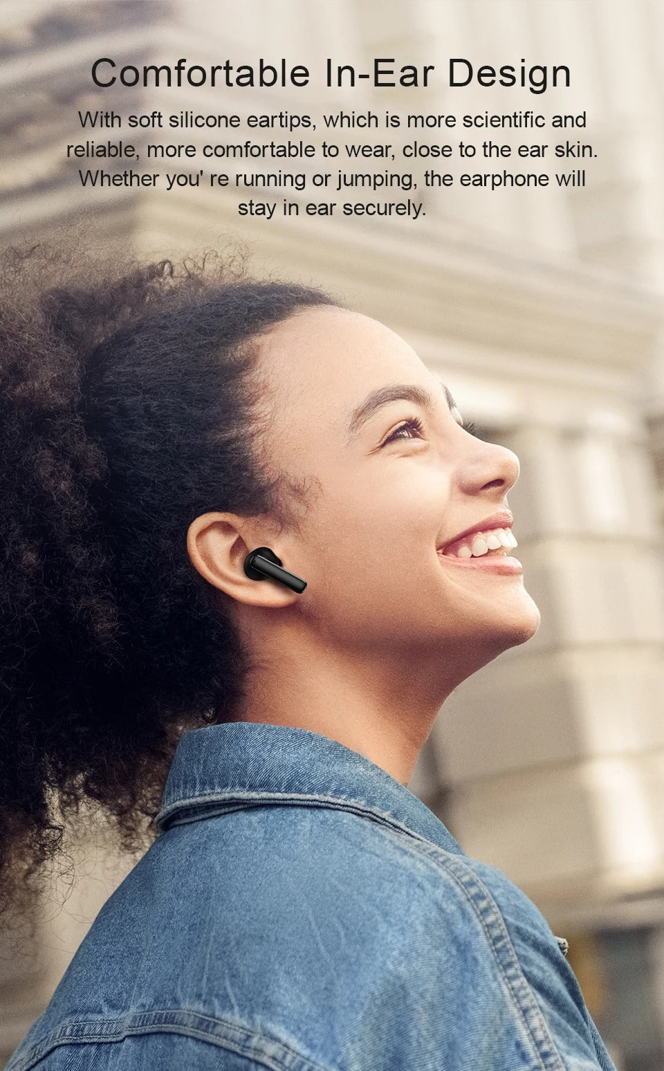 High-Quality ANC Bluetooth 5.3 Earbuds for iPhone –  Headphones with 4 Mics, ENC Noise Reduction, Calling for Music & Work