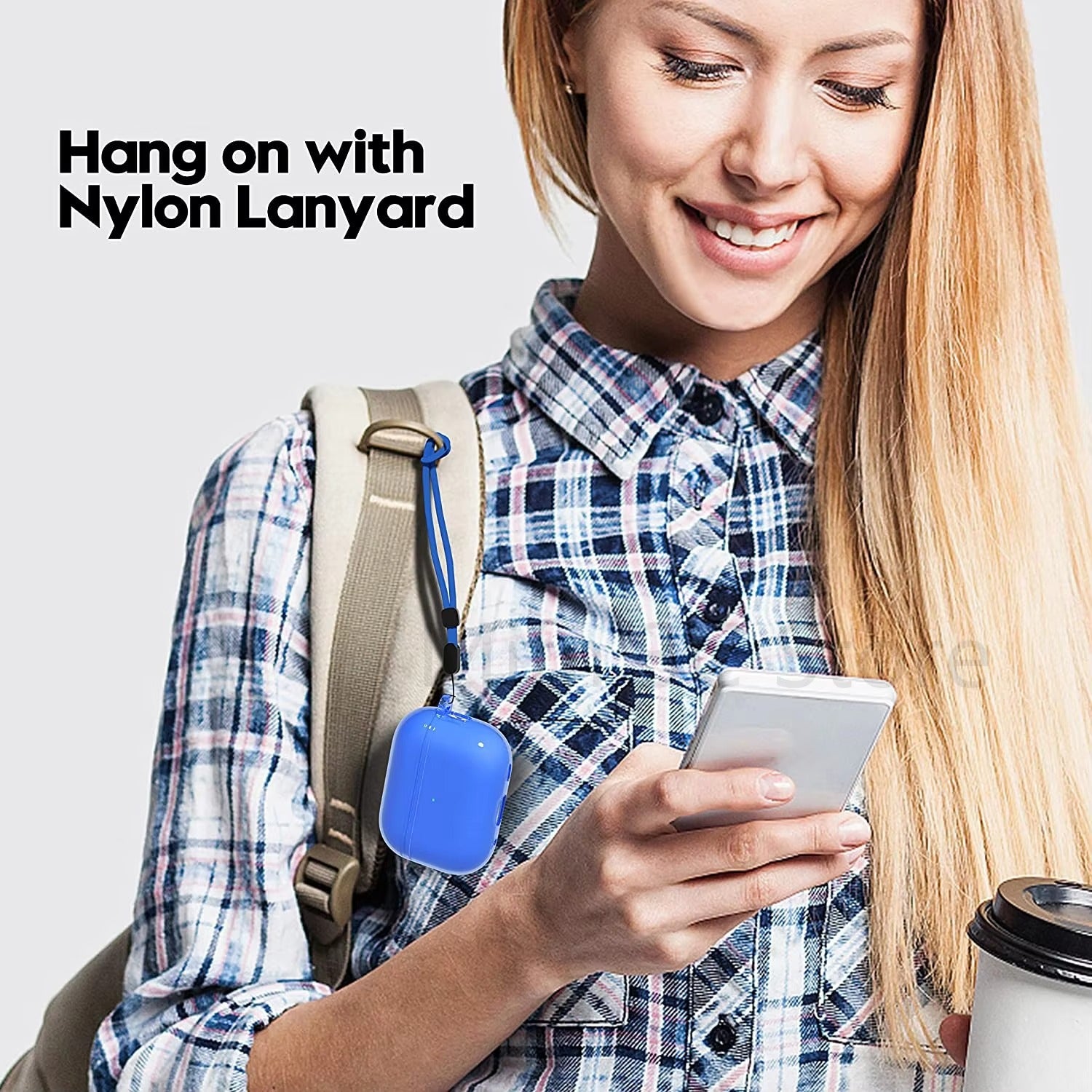 Clear Soft TPU Case with Lanyard for AirPods Pro 2, 4, 3, 2 – Lightweight Transparent Cover, Shockproof Earphone Accessories, Anti-Scratch Protective Funda