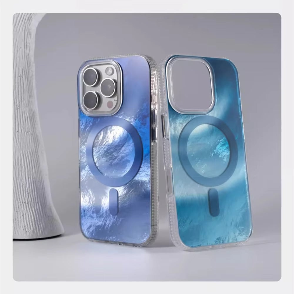 Luxury Apple iPhone Case Camera Lens & Screen Protection, Ultra Thin Shockproof Magnetic Full All Around Protection Cover 