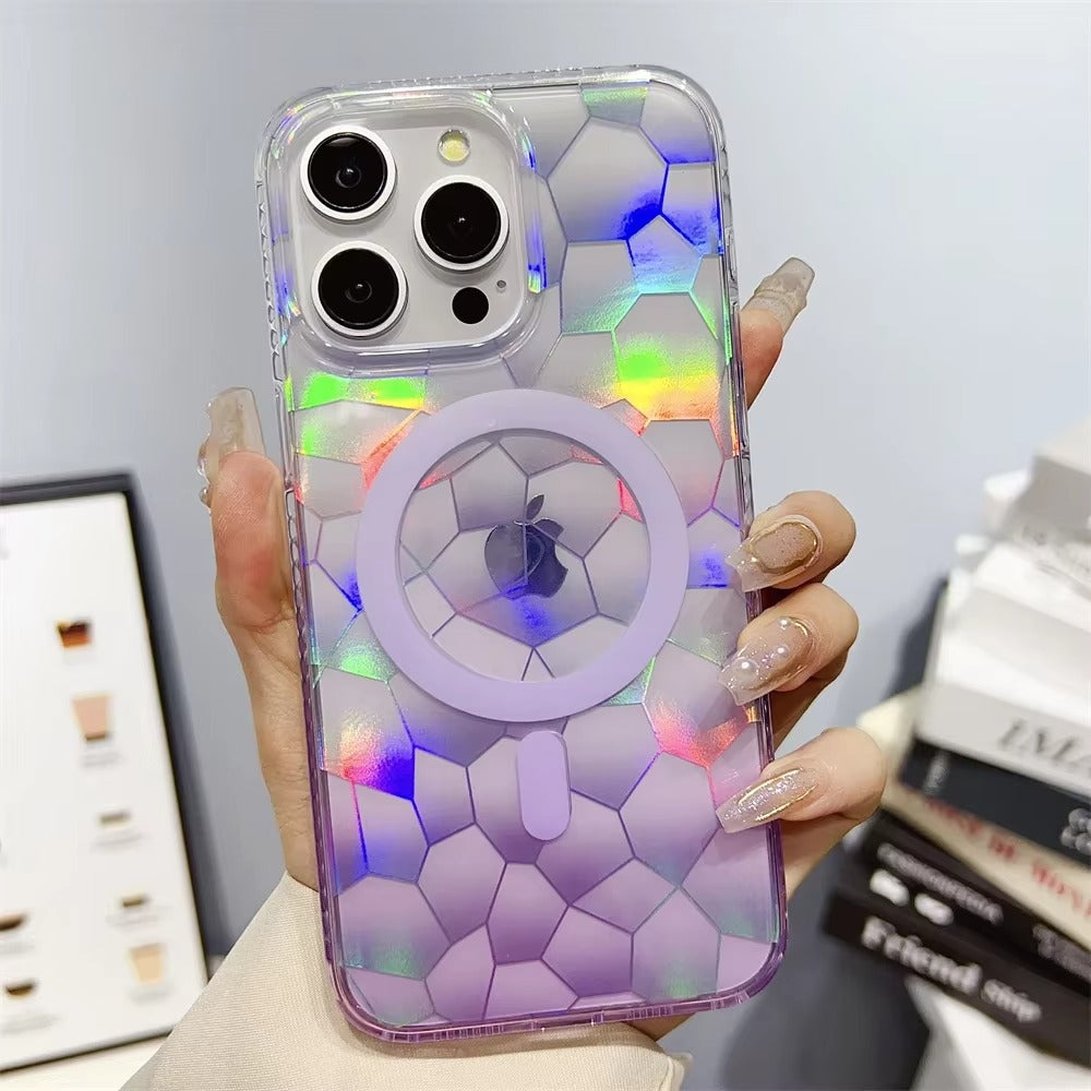 Luxury Apple iPhone Case Camera Lens & Screen Protection, Ultra Thin Shockproof Magnetic Full All Around Protection Cover 